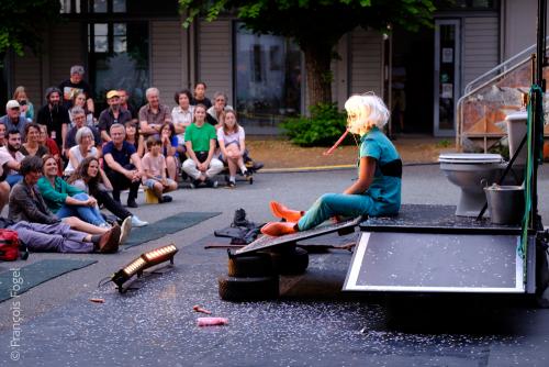 Hélène Vielletoile at the Très Grand Conseil Mondial des Clowns 2023