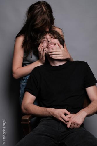 Laura et Stéphane, étudiants